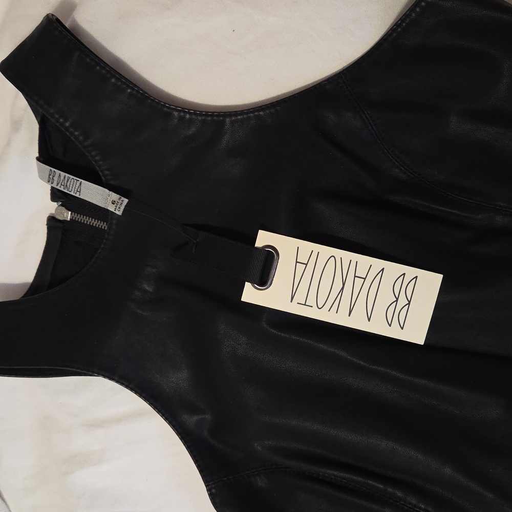 Bb Dakota Faux Leather Dress